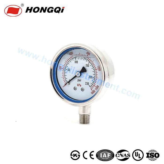 SS Liquid filled pressure gauge