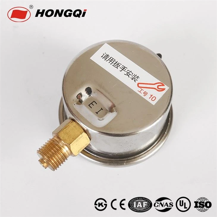 anti-knock pressure gauge