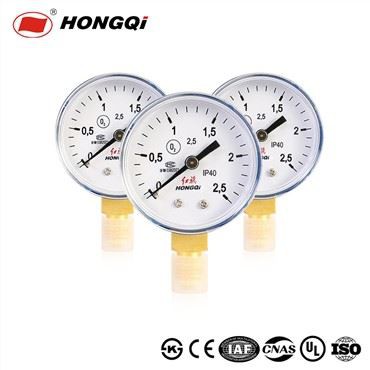 플라스틱 케이스가 포함된 일반 압력 게이지