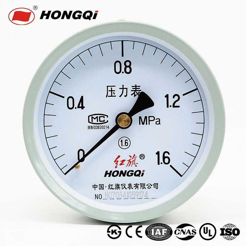 Economical Lower/Back Mount bottom/back connection black Steel Case Pressure Gauge 1/8'' NPT,G1/8'',ZG1/8'' ±2.5% Accuracy/Factory outlet