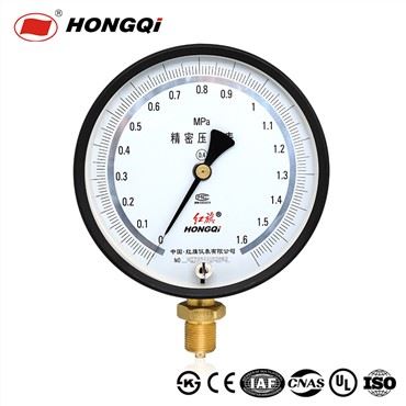 Hongqi Yb{0}}b 고품질 스테인리스강 정밀 바닥 압력 게이지
